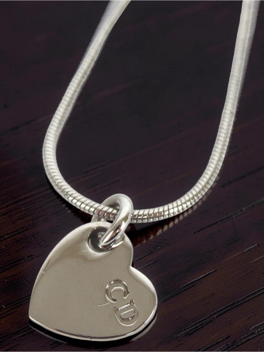 DIOR CD Logo Necklace ❤️‍🔥